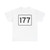 MA Route 177 (Massachusetts) (Road Sign) T-Shirt