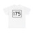 MA Route 175 (Massachusetts) (Road Sign) T-Shirt