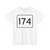 MA Route 174 (Massachusetts) (Road Sign) T-Shirt