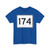 MA Route 174 (Massachusetts) (Road Sign) T-Shirt