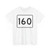 MA Route 160 (Massachusetts) (Road Sign) T-Shirt