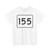 MA Route 155 (Massachusetts) (Road Sign) T-Shirt