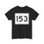MA Route 153 (Massachusetts) (Road Sign) T-Shirt