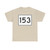 MA Route 153 (Massachusetts) (Road Sign) T-Shirt