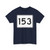 MA Route 153 (Massachusetts) (Road Sign) T-Shirt
