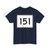 MA Route 151 (Massachusetts) (Road Sign) T-Shirt