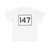 MA Route 147 (Massachusetts) (Road Sign) T-Shirt