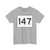 MA Route 147 (Massachusetts) (Road Sign) T-Shirt