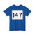 MA Route 147 (Massachusetts) (Road Sign) T-Shirt