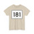 MA Route 181 (Massachusetts) (Road Sign) T-Shirt
