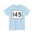 MA Route 145 (Massachusetts) (Road Sign) T-Shirt