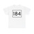 MA Route 184 (Massachusetts) (Road Sign) T-Shirt