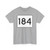 MA Route 184 (Massachusetts) (Road Sign) T-Shirt