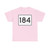 MA Route 184 (Massachusetts) (Road Sign) T-Shirt