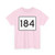 MA Route 184 (Massachusetts) (Road Sign) T-Shirt