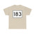 MA Route 183 (Massachusetts) (Road Sign) T-Shirt