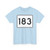 MA Route 183 (Massachusetts) (Road Sign) T-Shirt