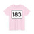 MA Route 183 (Massachusetts) (Road Sign) T-Shirt
