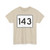 MA Route 143 (Massachusetts) (Road Sign) T-Shirt