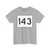 MA Route 143 (Massachusetts) (Road Sign) T-Shirt