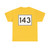 MA Route 143 (Massachusetts) (Road Sign) T-Shirt