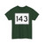 MA Route 143 (Massachusetts) (Road Sign) T-Shirt