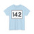 MA Route 142 (Massachusetts) (Road Sign) T-Shirt