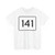 MA Route 141 (Massachusetts) (Road Sign) T-Shirt