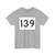 MA Route 139 (Massachusetts) (Road Sign) T-Shirt