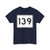 MA Route 139 (Massachusetts) (Road Sign) T-Shirt
