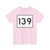 MA Route 139 (Massachusetts) (Road Sign) T-Shirt
