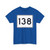 MA Route 138 (Massachusetts) (Road Sign) T-Shirt