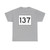 MA Route 137 (Massachusetts) (Road Sign) T-Shirt