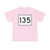 MA Route 135 (Massachusetts) (Road Sign) T-Shirt