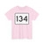 MA Route 134 (Massachusetts) (Road Sign) T-Shirt