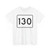 MA Route 130 (Massachusetts) (Road Sign) T-Shirt