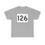 MA Route 126 (Massachusetts) (Road Sign) T-Shirt