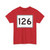 MA Route 126 (Massachusetts) (Road Sign) T-Shirt