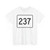 MA Route 237 (Massachusetts) (Road Sign) T-Shirt