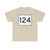 MA Route 124 (Massachusetts) (Road Sign) T-Shirt