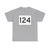 MA Route 124 (Massachusetts) (Road Sign) T-Shirt
