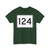 MA Route 124 (Massachusetts) (Road Sign) T-Shirt