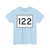 MA Route 122 (Massachusetts) (Road Sign) T-Shirt