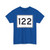 MA Route 122 (Massachusetts) (Road Sign) T-Shirt