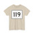 MA Route 119 (Massachusetts) (Road Sign) T-Shirt