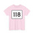 MA Route 118 (Massachusetts) (Road Sign) T-Shirt
