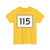 MA Route 115 (Massachusetts) (Road Sign) T-Shirt