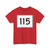 MA Route 115 (Massachusetts) (Road Sign) T-Shirt