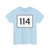 MA Route 114 (Massachusetts) (Road Sign) T-Shirt
