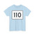 MA Route 110 (Massachusetts) (Road Sign) T-Shirt